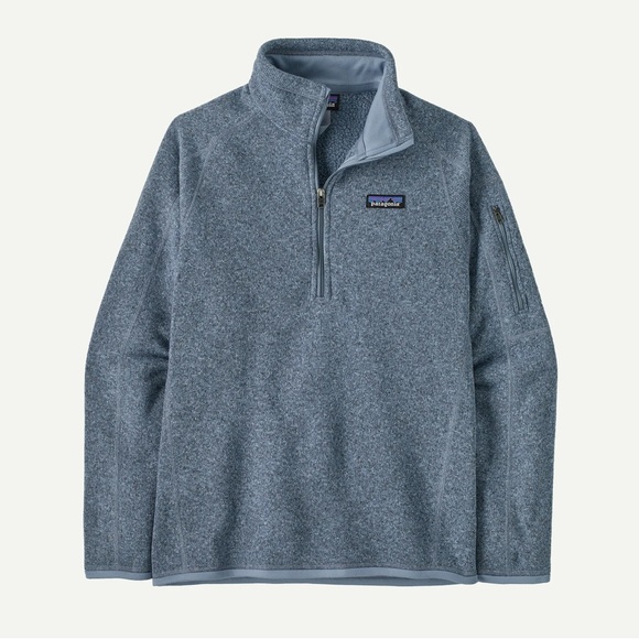 Patagonia Sweaters - Patagonia Blue Quarter-Zip Fleece Jacket